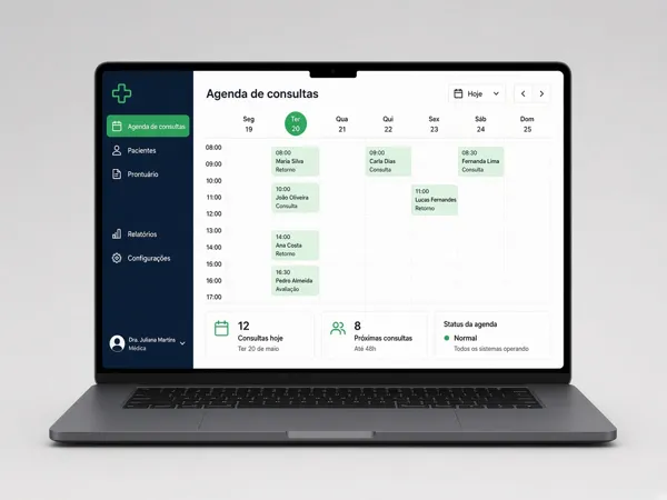 Exemplo: Gestão de clínicas