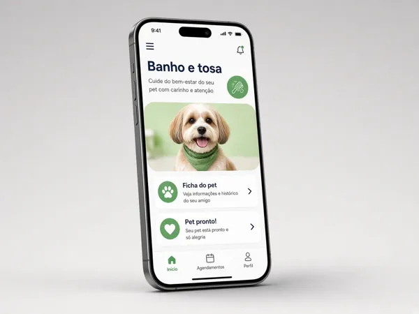 Exemplo: Pet shop, banho e tosa
